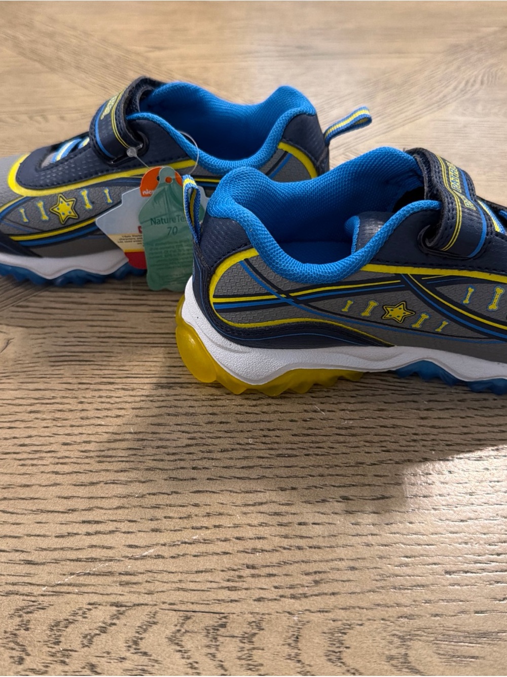 Nickelodeon Paw Patrol Light Up Boys Navy Blue Shoe Size 12 - Picture 6 of 6
